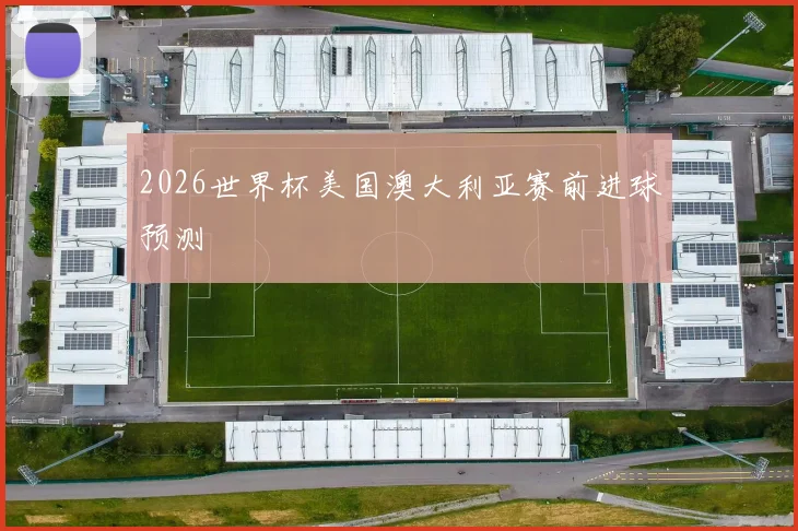 2026世界杯美国澳大利亚赛前进球预测